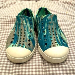 Toddler boy size c8 Jefferson native shoes